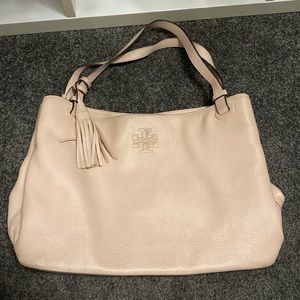 Tory Burch leather purse with tassel
